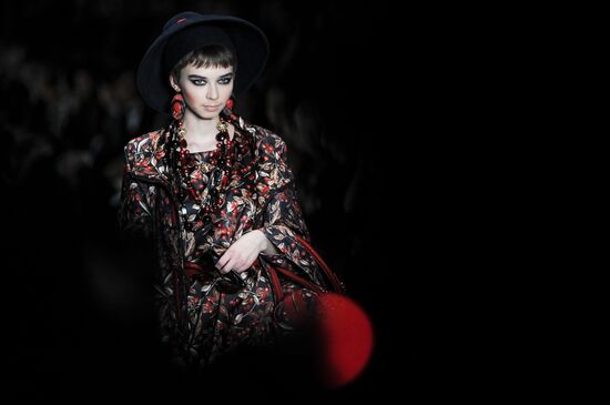 Slava Zaitsev showing in Mercedes-Benz Fashion Week Russia