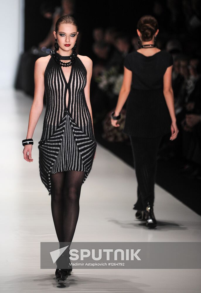 Slava Zaitsev showing in Mercedes-Benz Fashion Week Russia