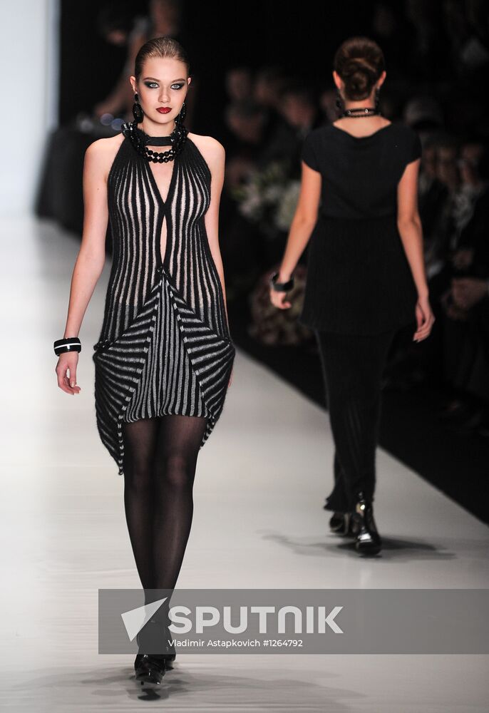 Slava Zaitsev showing in Mercedes-Benz Fashion Week Russia