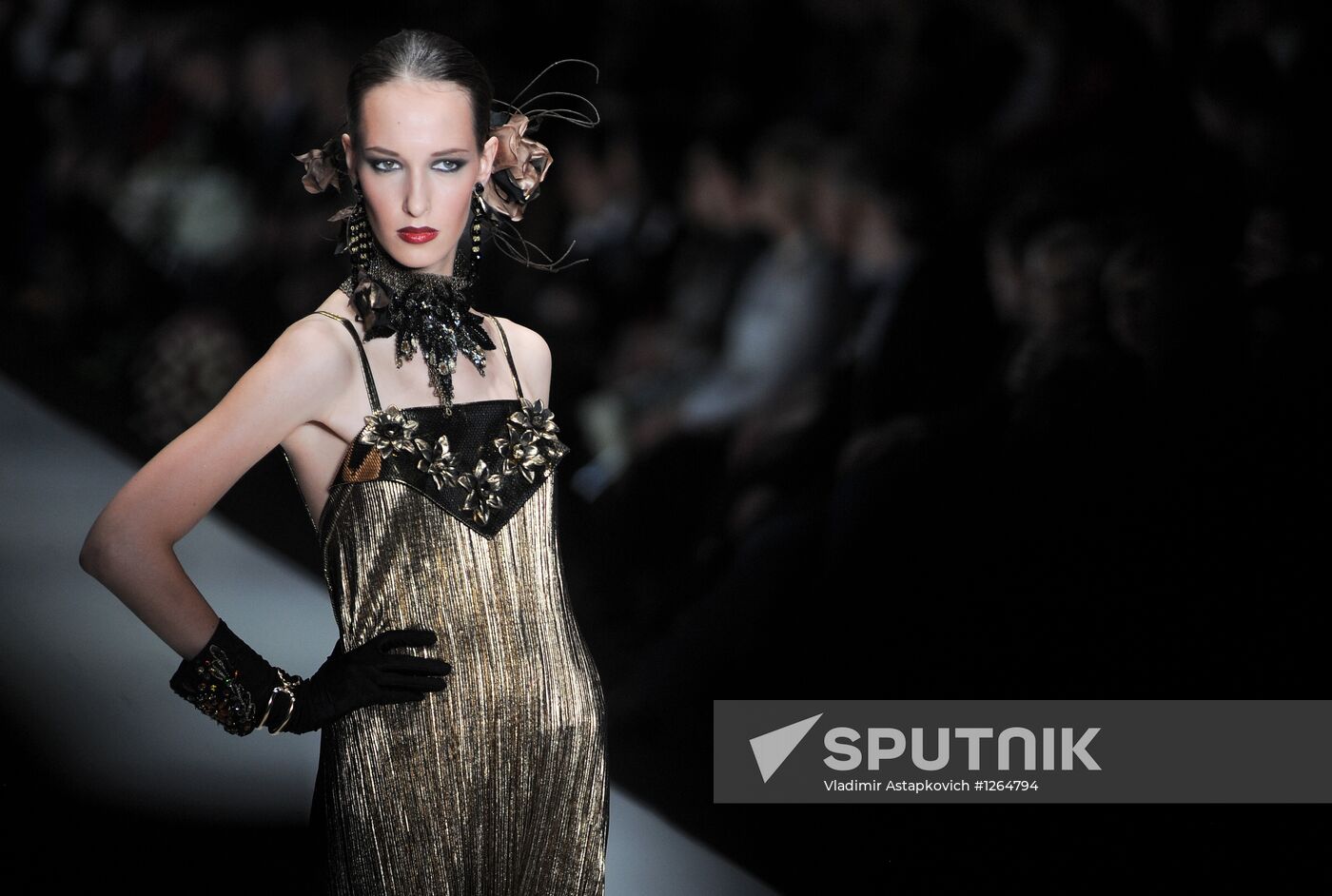 Slava Zaitsev showing in Mercedes-Benz Fashion Week Russia
