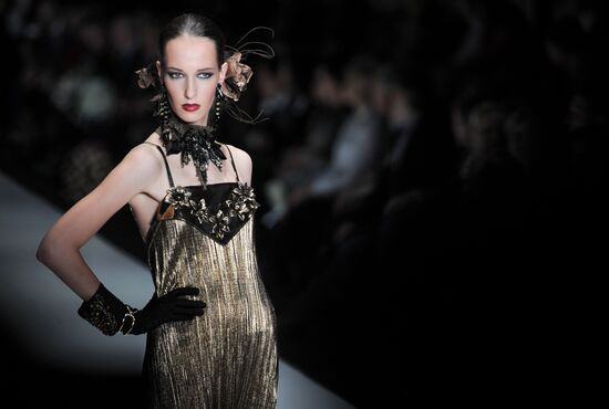 Slava Zaitsev showing in Mercedes-Benz Fashion Week Russia