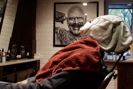 Barber shop in Moscow
