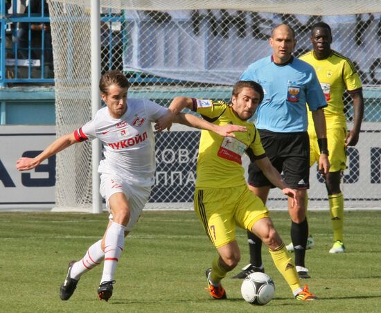 Football. Russian Premiere League. Anzhi vs. Spartak