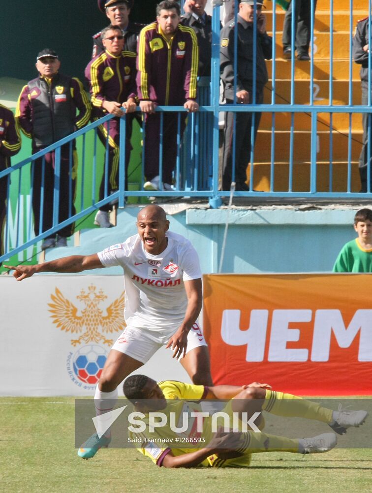 Football. Russian Premiere League. Anzhi vs. Spartak