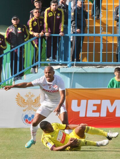 Football. Russian Premiere League. Anzhi vs. Spartak