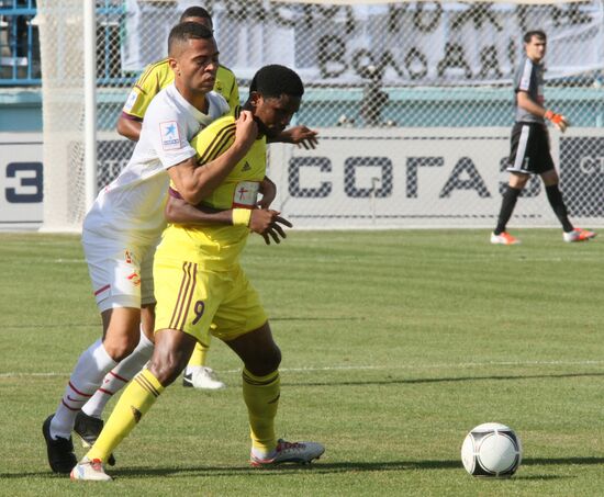 Football. Russian Premiere League. Anzhi vs. Spartak