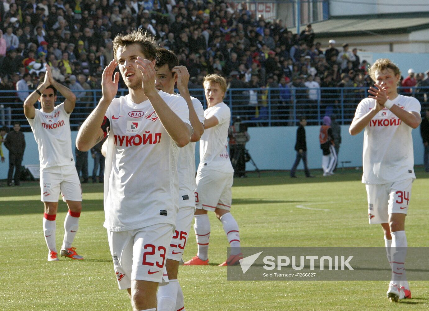 Football. Russian Premiere League. Anzhi vs. Spartak