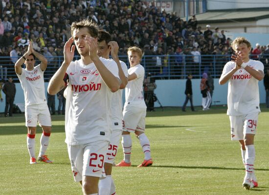 Football. Russian Premiere League. Anzhi vs. Spartak