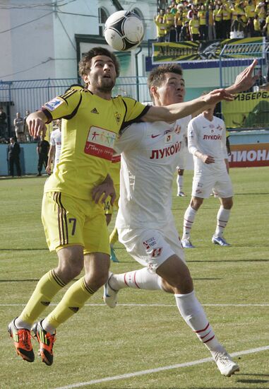 Football. Russian Premiere League. Anzhi vs. Spartak