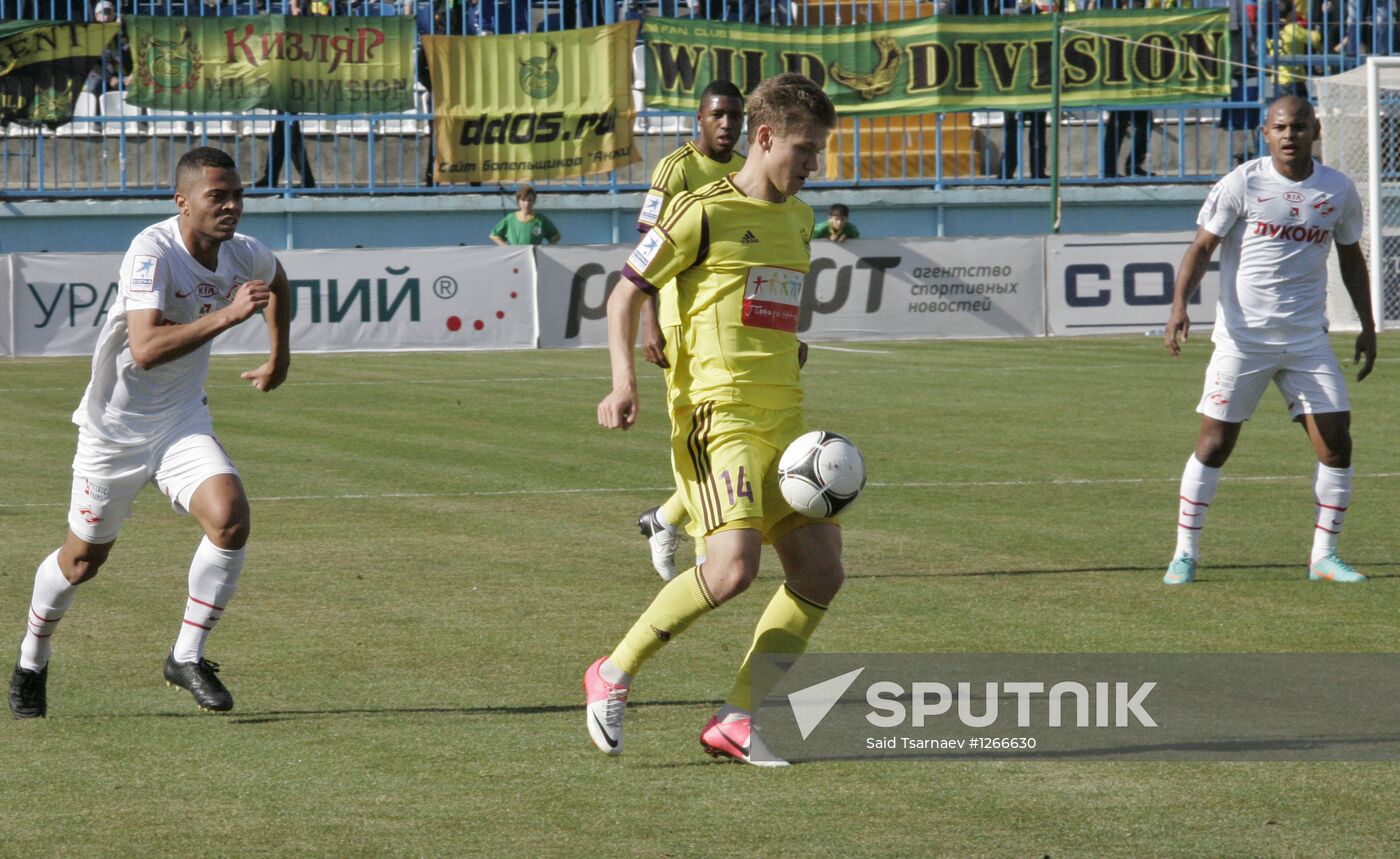 Football. Russian Premiere League. Anzhi vs. Spartak