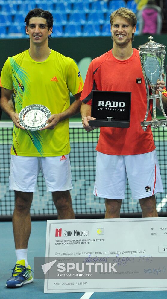 Tennis. Kremlin Cup 2012. Day 7