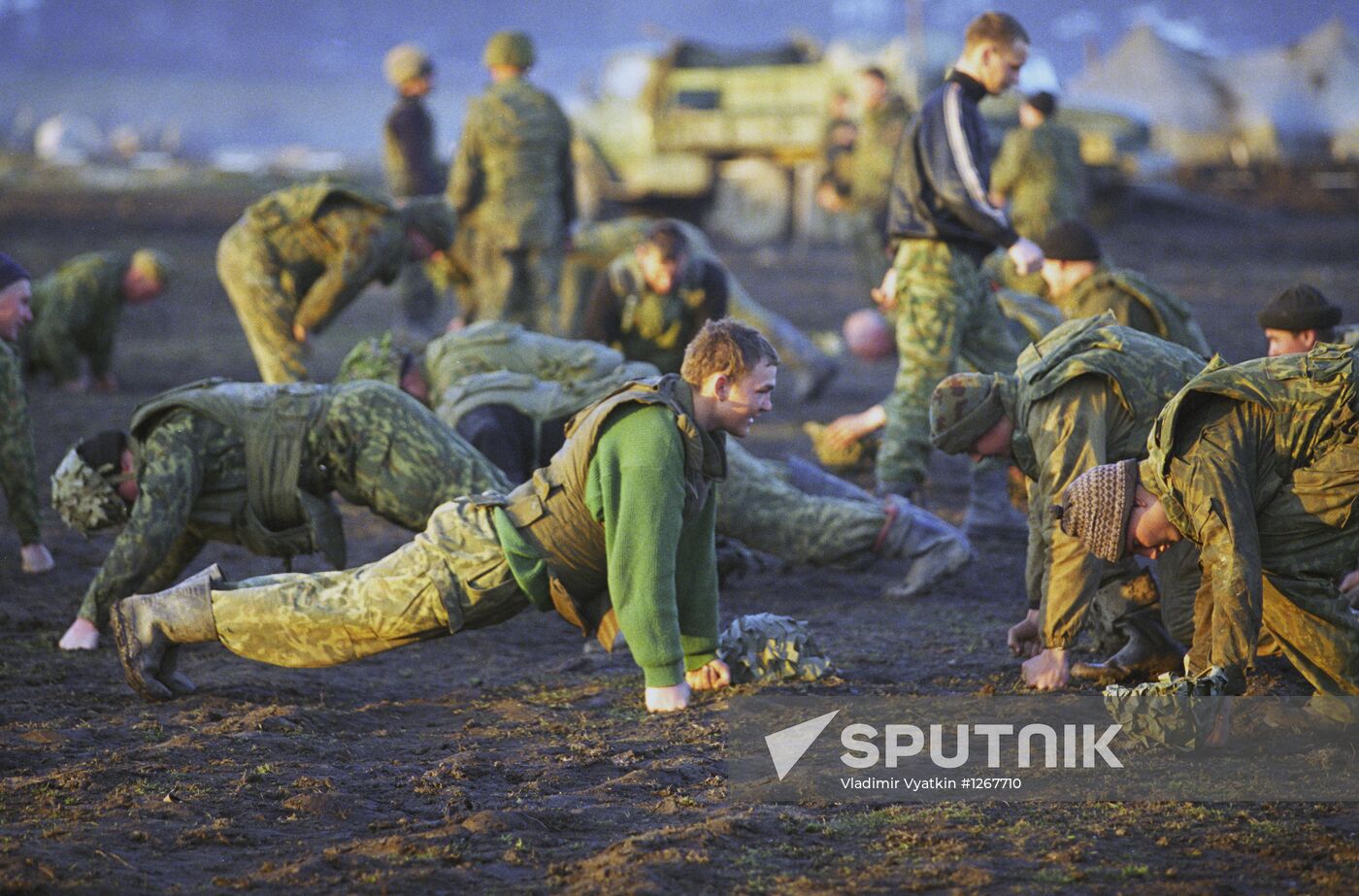 Military camp of Federal Troops in Chechnya