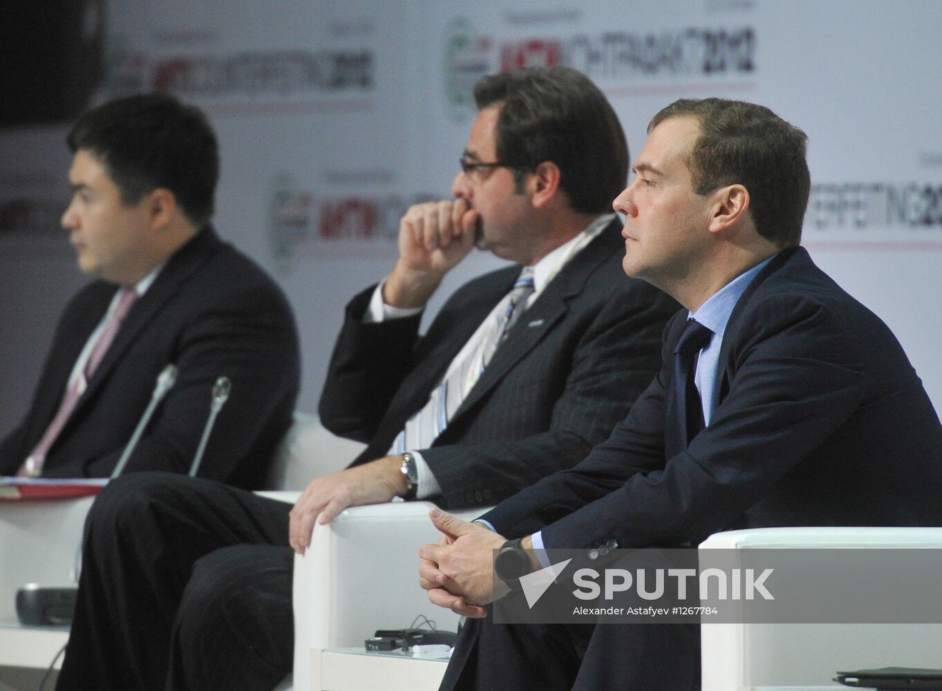 D.Medvedev at international forum "Anti-Counterfeiting 2012"