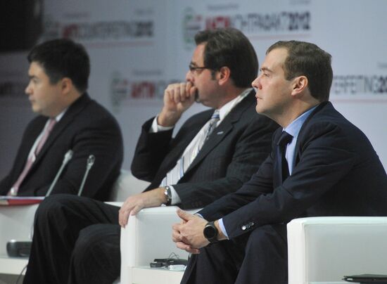 D.Medvedev at international forum "Anti-Counterfeiting 2012"