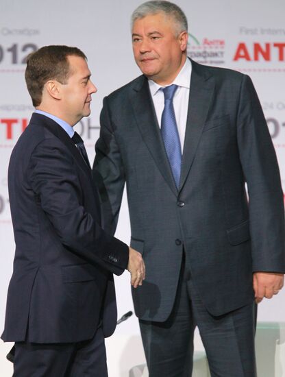 D.Medvedev at international forum "Anti-Counterfeiting 2012"