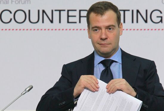 Dmitry Medvedev at Anti-Counterfeiting 2012 international forum