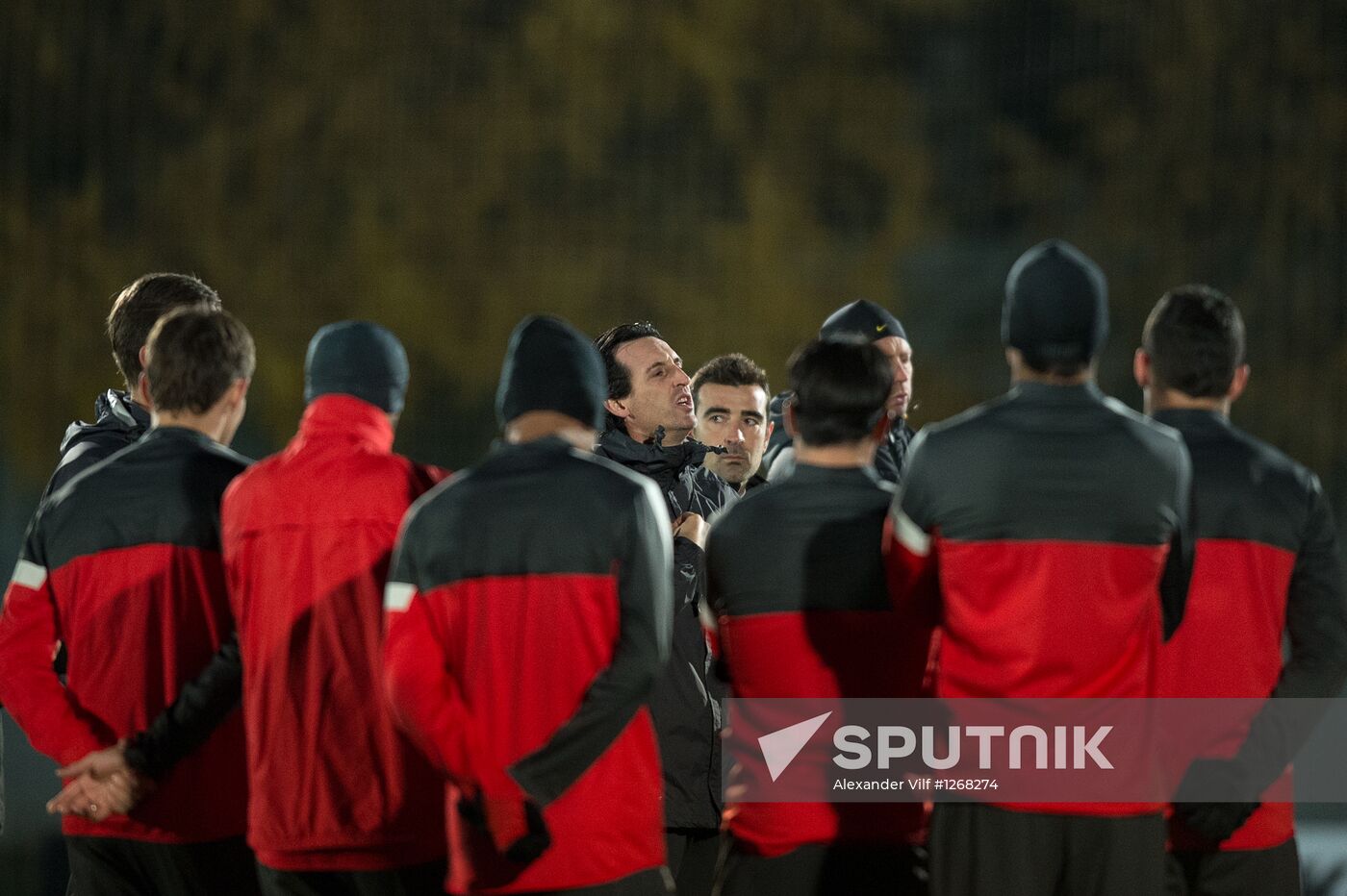 Football. FC Spartak holds training session