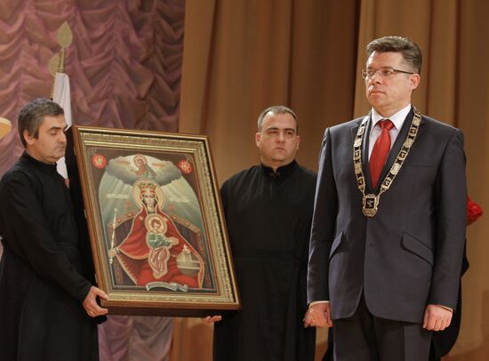Mayor of Khimki Oleg Shakhov sworn-in
