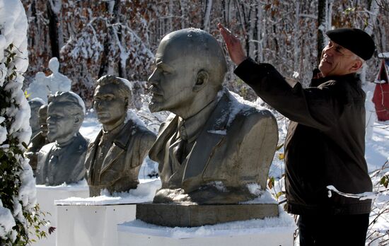 Collection of Soviet era sculptures