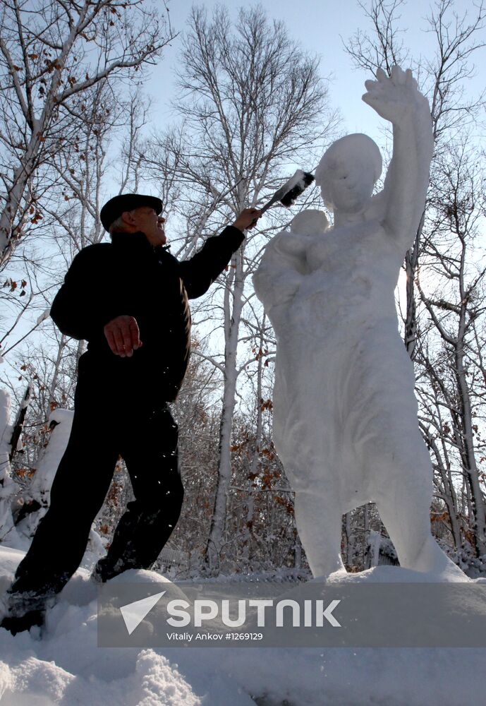 Collection of Soviet era sculptures