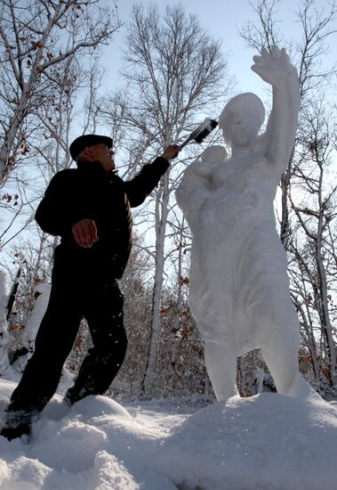 Collection of Soviet era sculptures