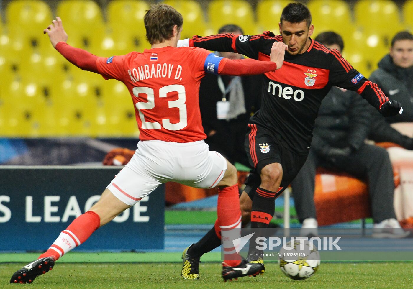 Football. Champions League. Spartak vs. Benfica