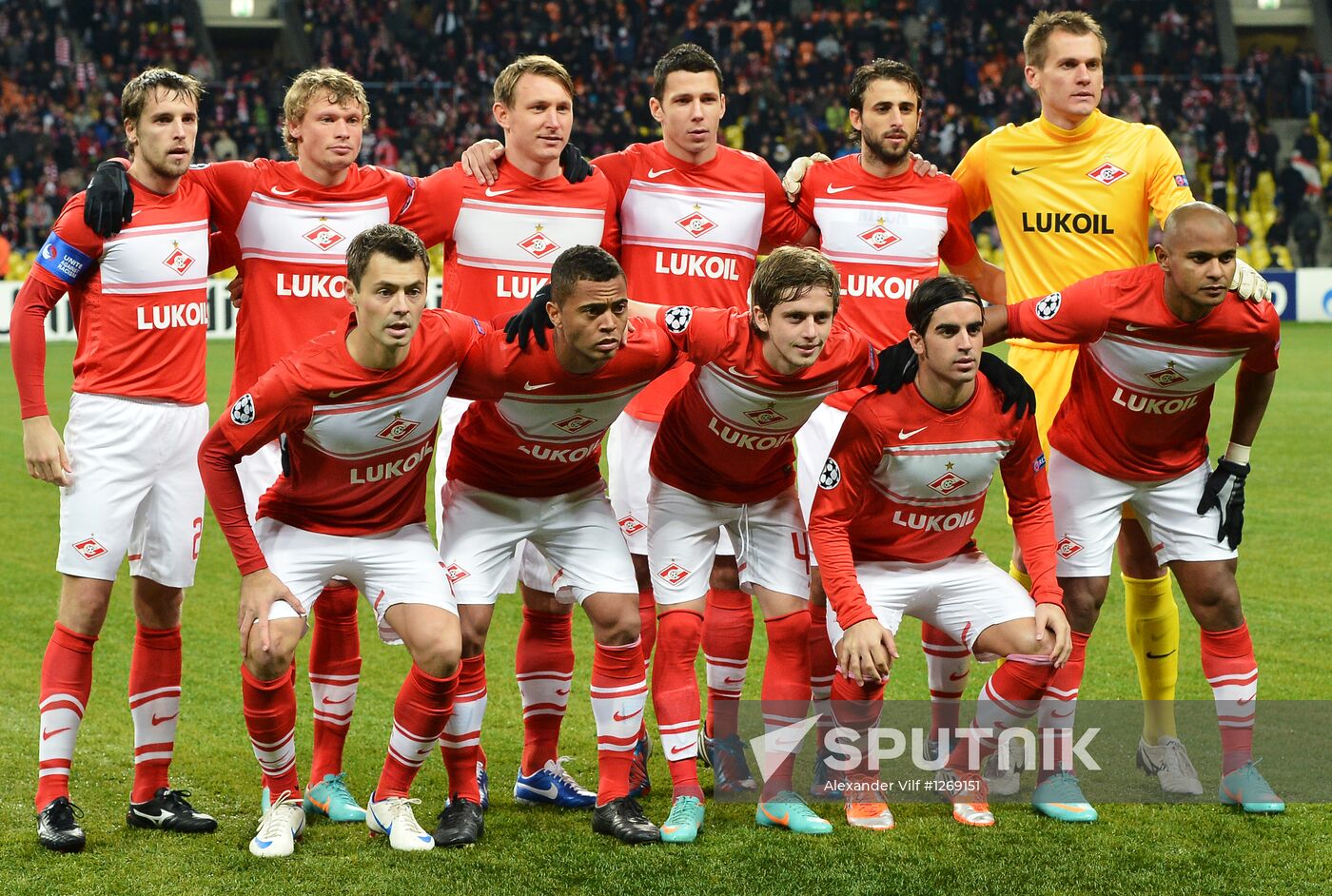 Football. Champions League. Spartak vs. Benfica