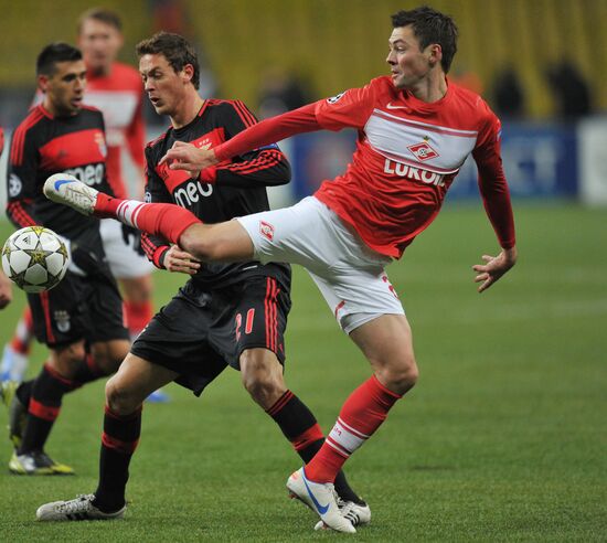 Football. Champions League. Spartak vs. Benfica