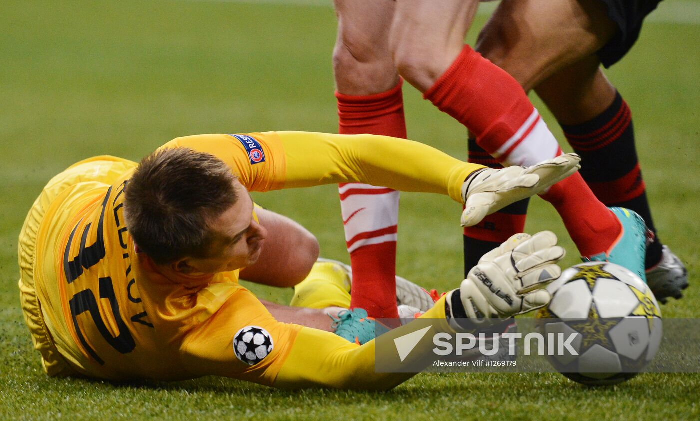 Football. Champions League. Spartak vs. Benfica