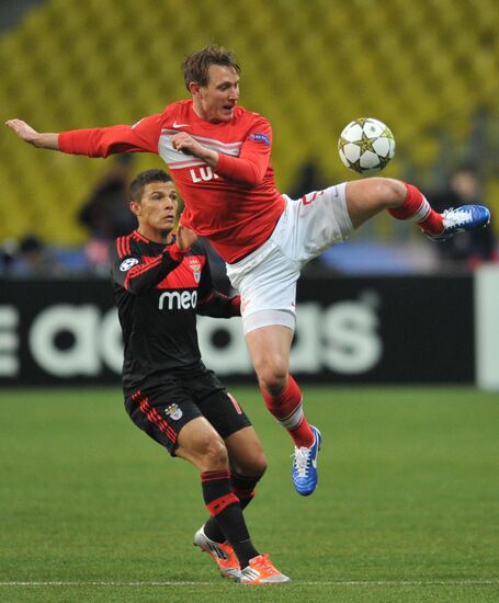 Football. Champions League. Spartak vs. Benfica
