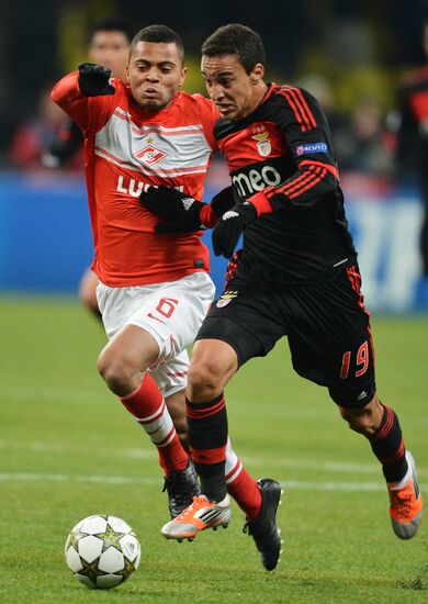 Football. Champions League. Spartak vs. Benfica