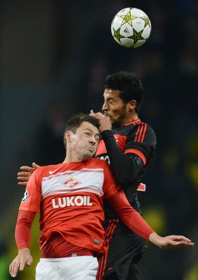 Football. Champions League. Spartak vs. Benfica