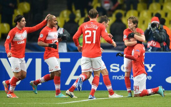 Football. Champions League. Spartak vs. Benfica