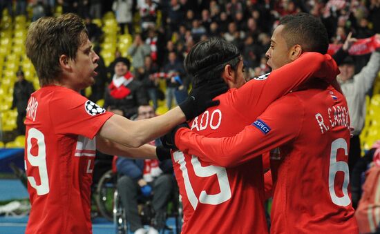 Football. Champions League. Spartak vs. Benfica