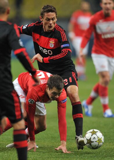 Football. Champions League. Spartak vs. Benfica