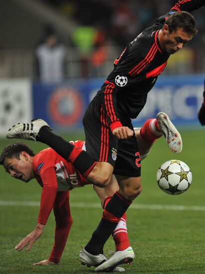 Football. Champions League. Spartak vs. Benfica