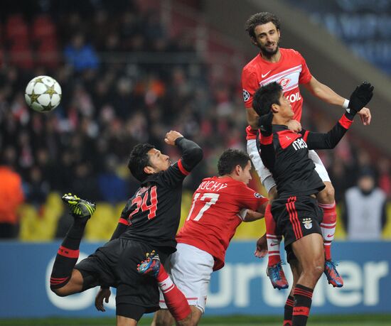 Football. Champions League. Spartak vs. Benfica