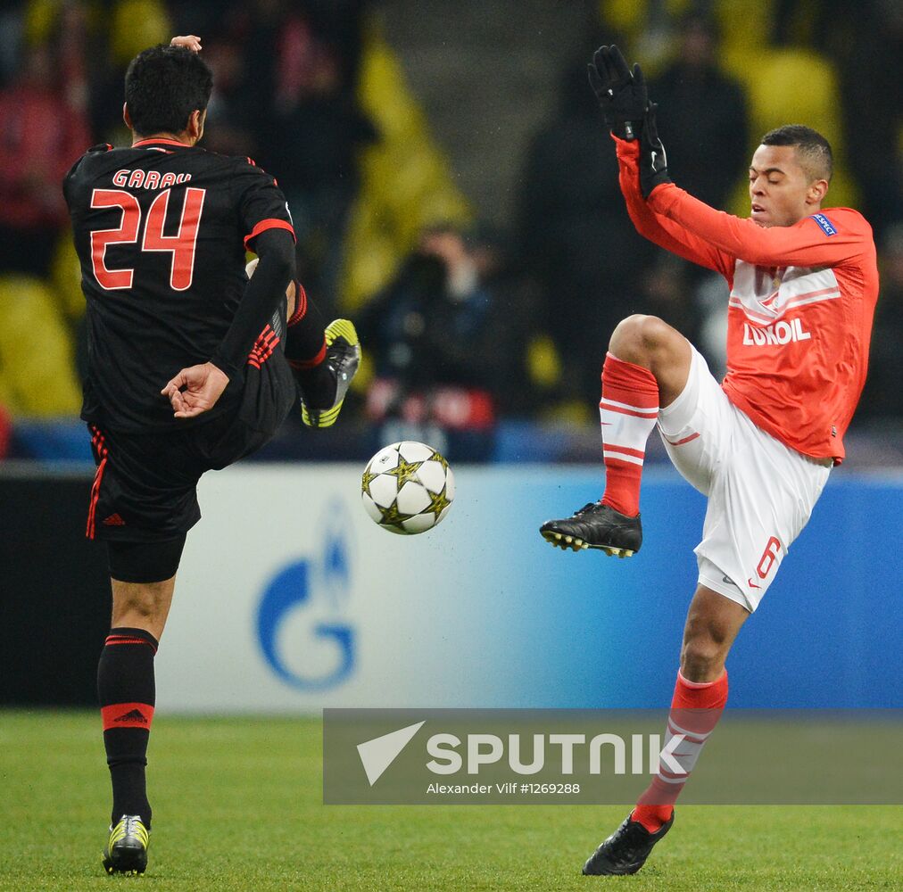 Football. Champions League. Spartak vs. Benfica