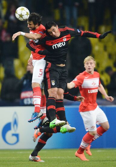 Football. Champions League. Spartak vs. Benfica