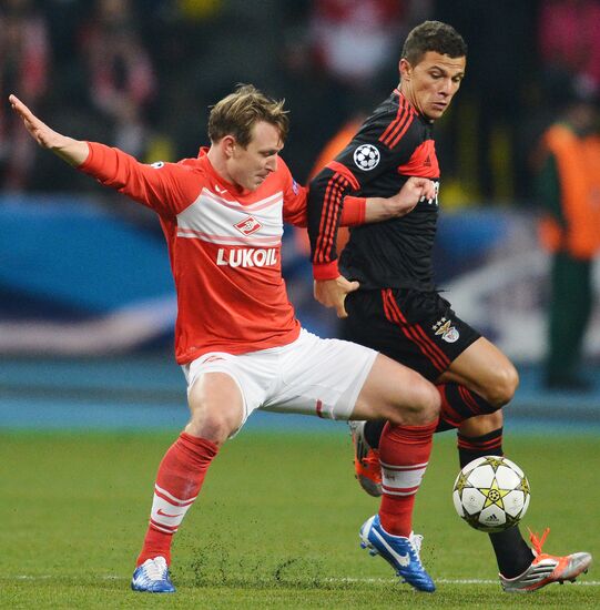 Football. Champions League. Spartak vs. Benfica