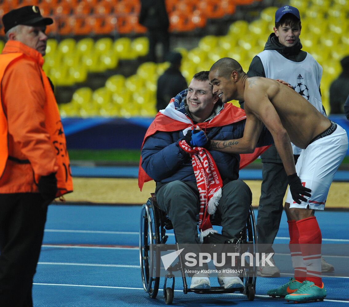 Football. Champions League. Spartak vs. Benfica