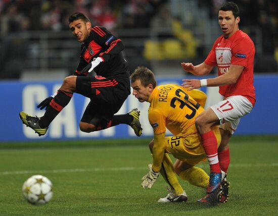 Football. Champions League. Spartak vs. Benfica