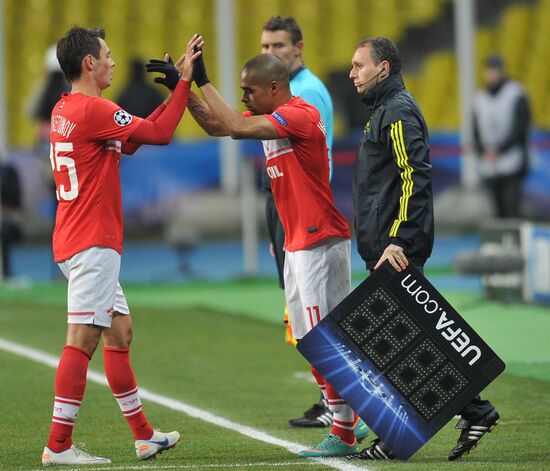 Football. Champions League. Spartak vs. Benfica