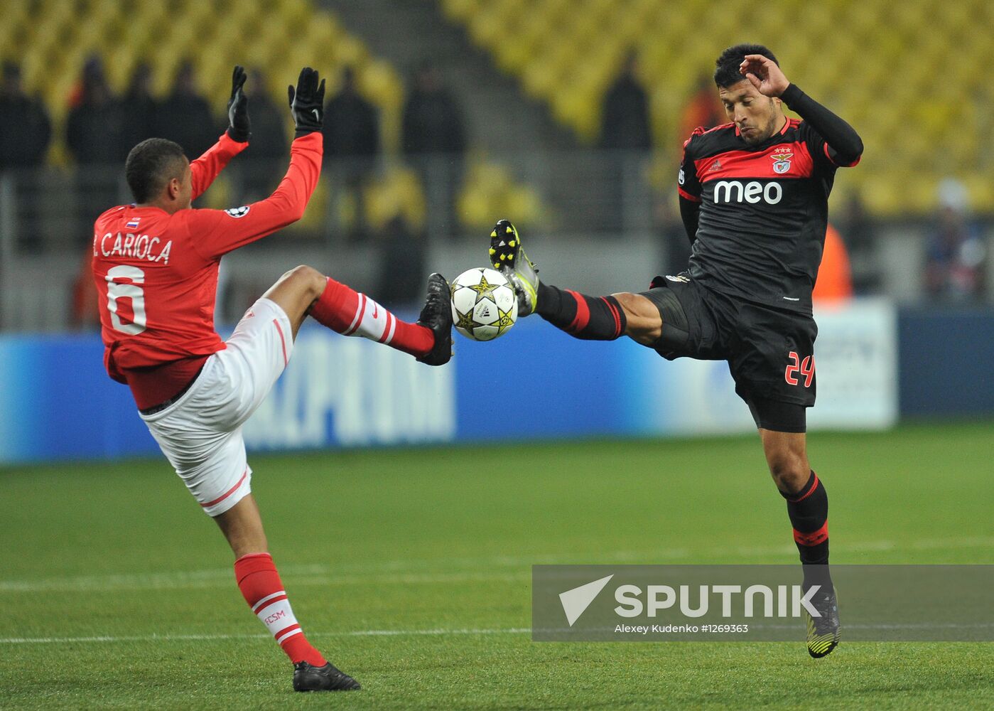 Football. Champions League. Spartak vs. Benfica