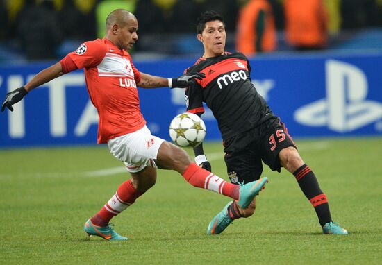 Football. Champions League. Spartak vs. Benfica
