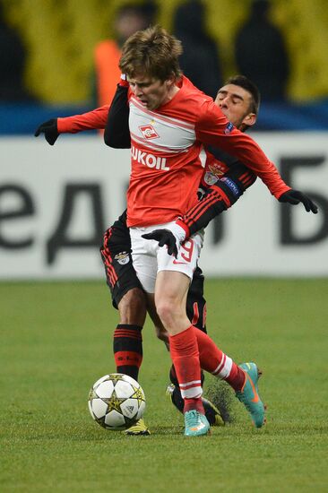 Football. Champions League. Spartak vs. Benfica