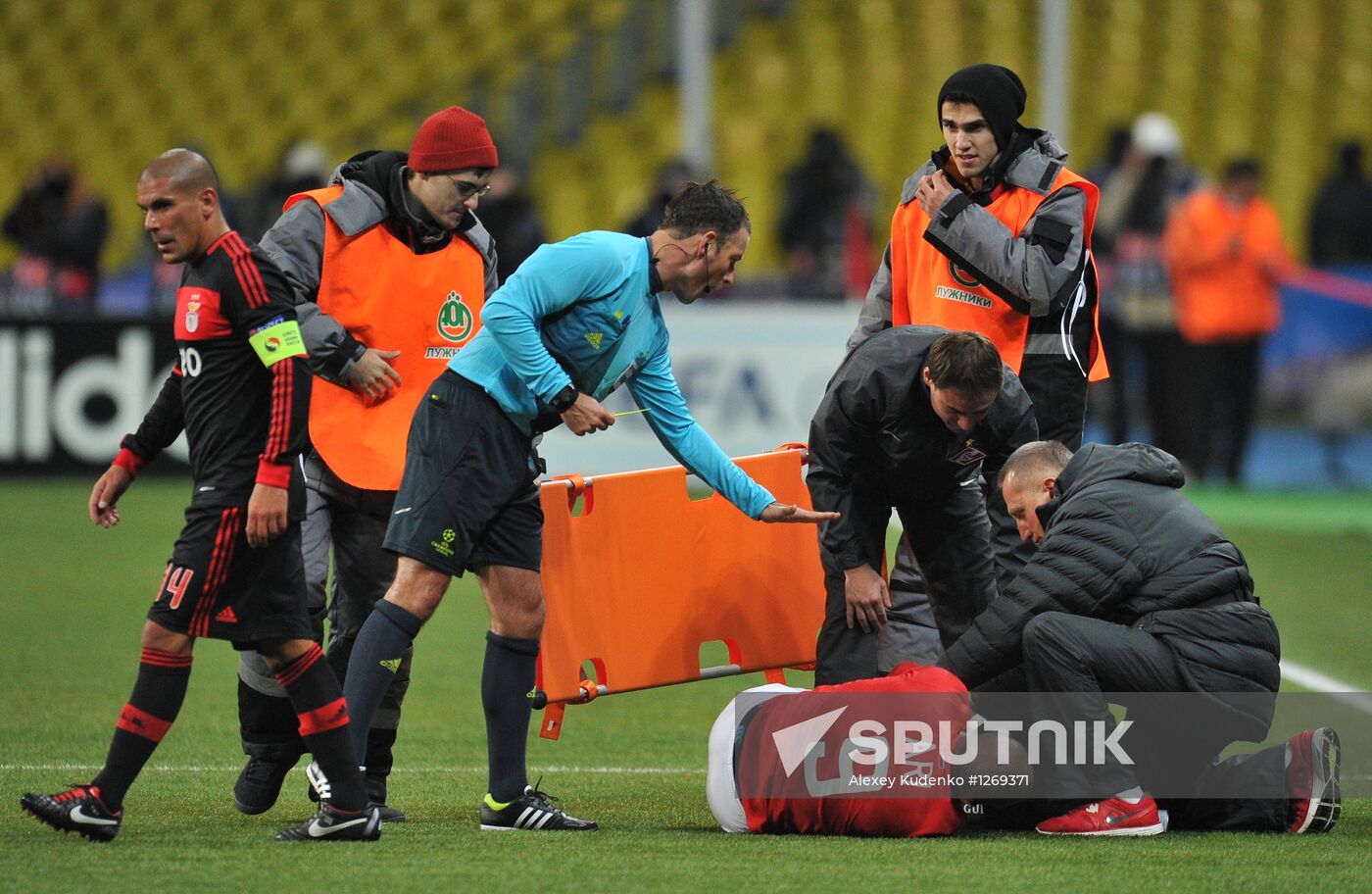 Football. Champions League. Spartak vs. Benfica