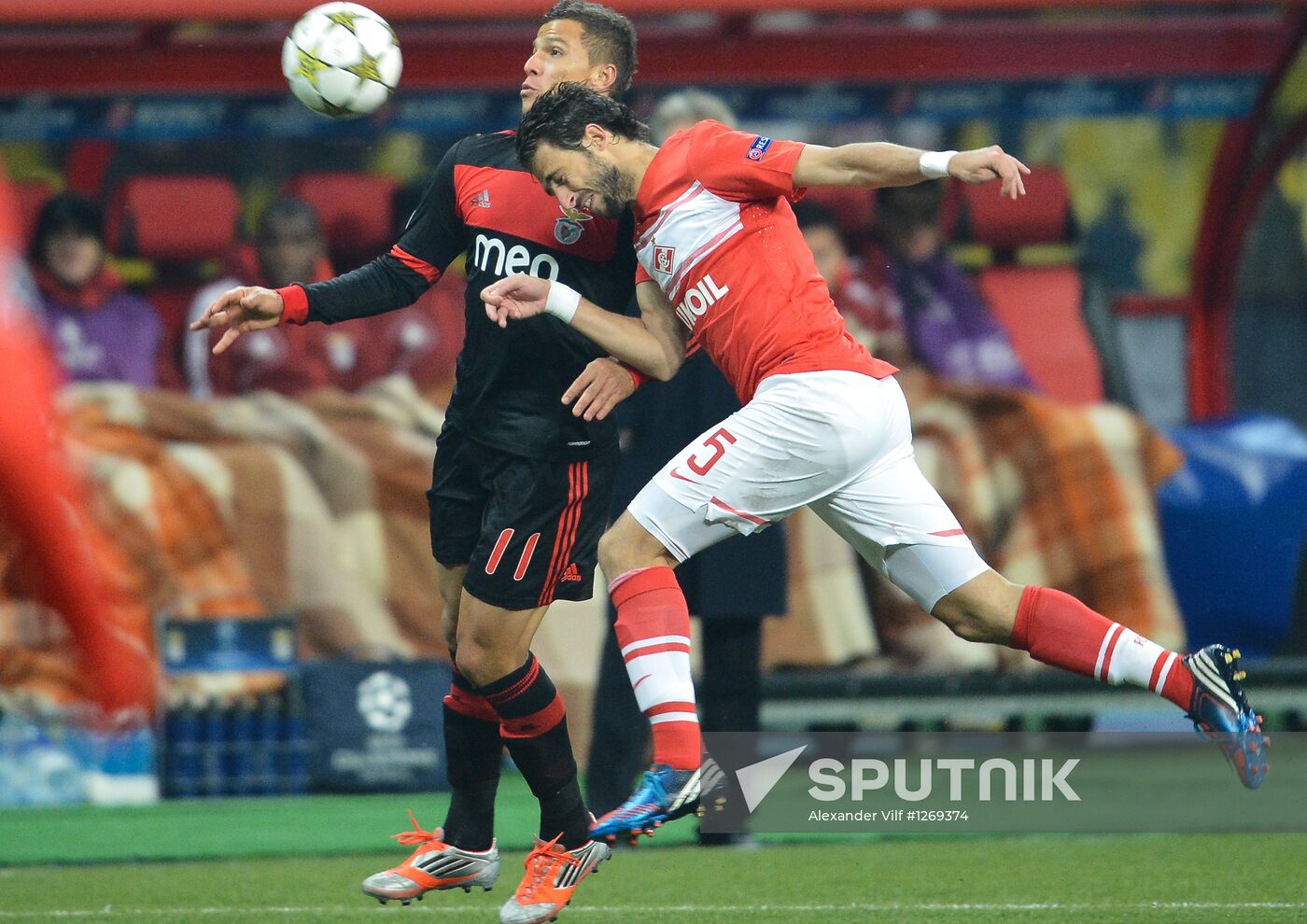 Football. Champions League. Spartak vs. Benfica