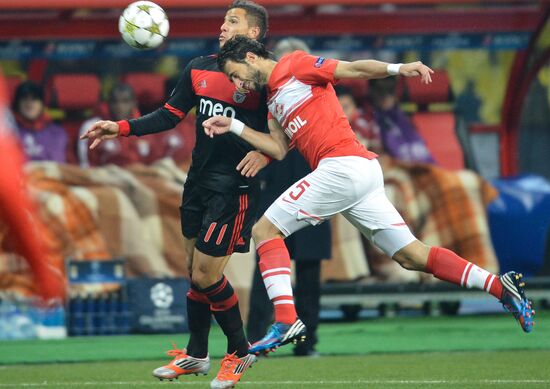 Football. Champions League. Spartak vs. Benfica