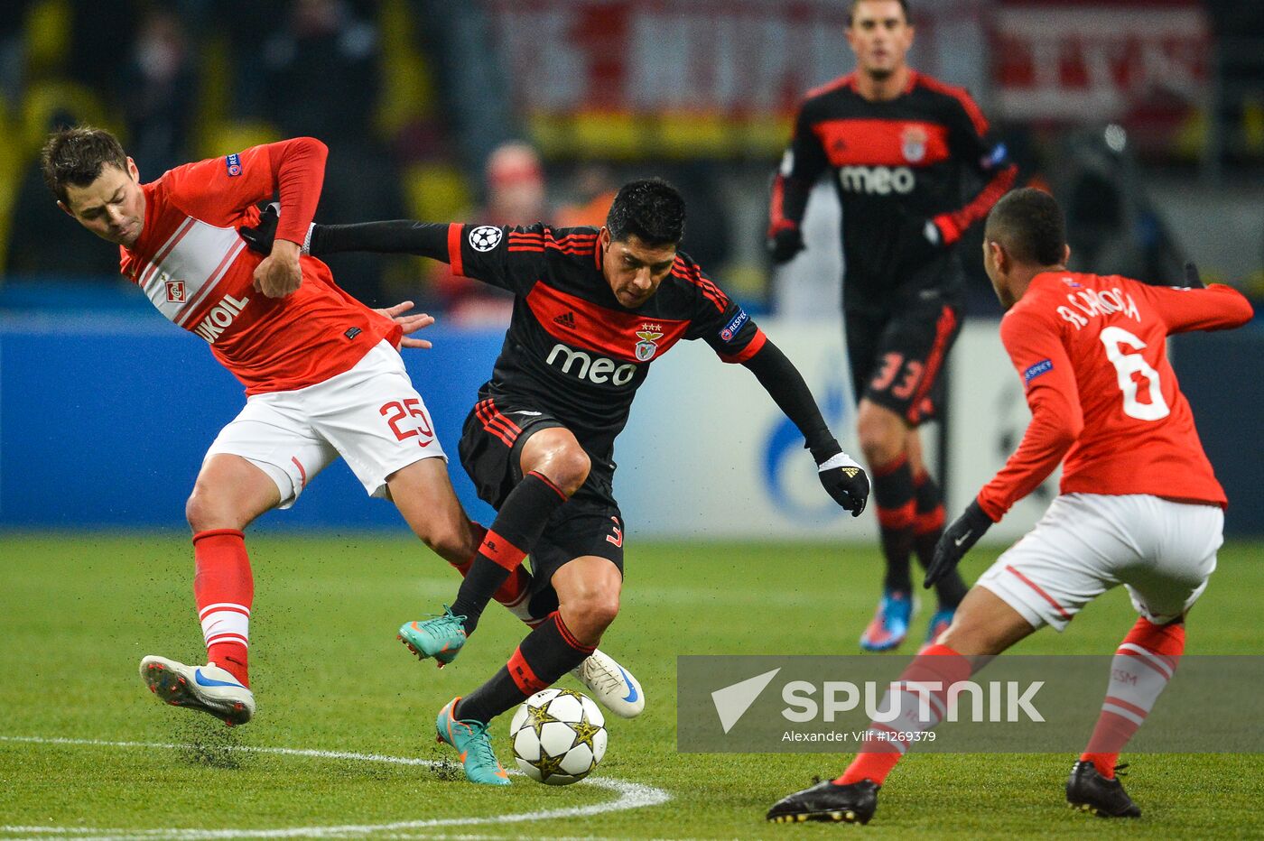 Football. Champions League. Spartak vs. Benfica